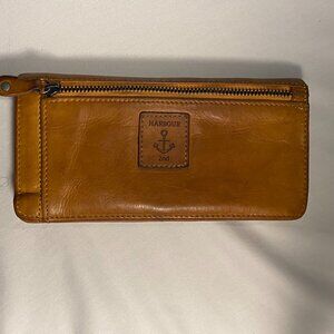 Harbor 2nd Leather Wallet Clutch/Golden Brown Genuine Leather